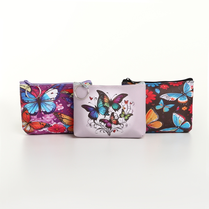 Кошелёк детский на молнии &laquo;Выбражулька&raquo;, цвет МИКС