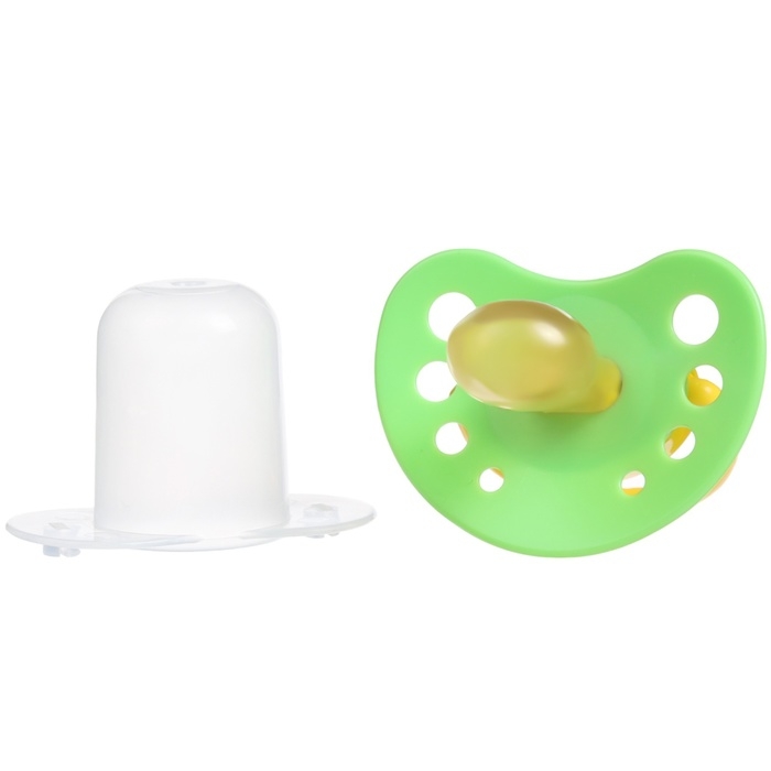 Соска - пустышка латексная анатомическая &laquo;Милые зверята&raquo;, от 0 мес., с колпачком, цвет МИКС