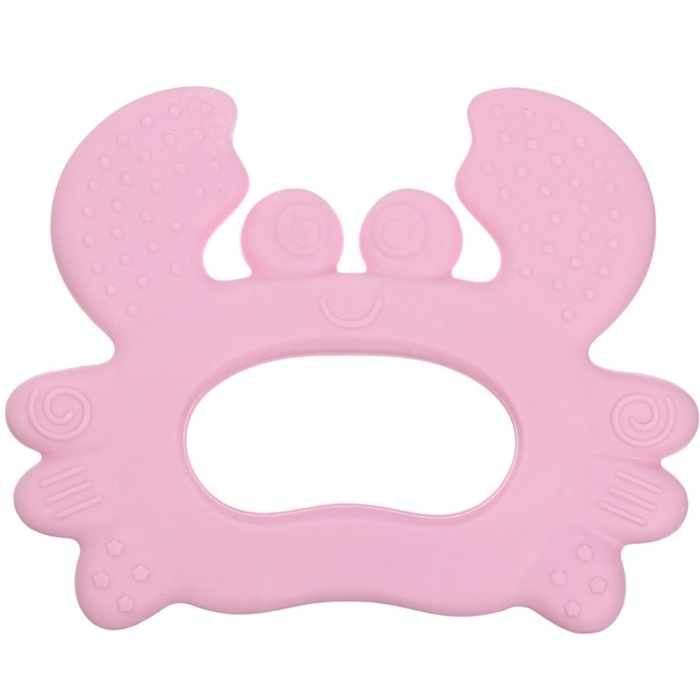 Набор прорезывателей силиконовых &laquo;Грызунки&raquo;, с погремушкой, 3 шт., Крошка Я