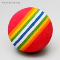 Набор из 2 игрушек "Полосатые шарики", диаметр шара 4.2 см (большие), микс цветов