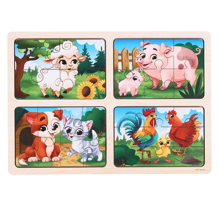 Пазлы &laquo;На ферме&raquo;