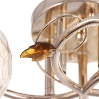 Люстра "Стела" 5х40Вт Е14 Золото 50х50х21см