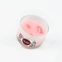 Свеча ароматическая в стекле &laquo;Fresh&raquo; с натуральными камнями: ягоды, 6,8 х 5 см.