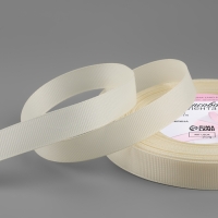 Лента репсовая, 15 мм, 23 &plusmn; 1 м, цвет молочный №08