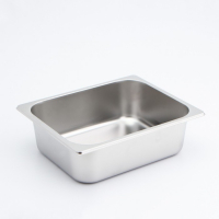 Гастроемкость 1/2 из нержавеющей стали, 100 мм, 32,5&times;26,5&times;10 см