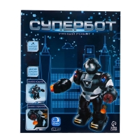 Робот &laquo;Супербот&raquo;, световые и звуковые эффекты, работает от батареек, цвет золотой