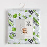 Простыня для бани "Герой бани" 150х180 см, 100% хл, вафельное полотно Простыня для бани "Герой бани" 150х180 см, 100% хл, вафельное полотно