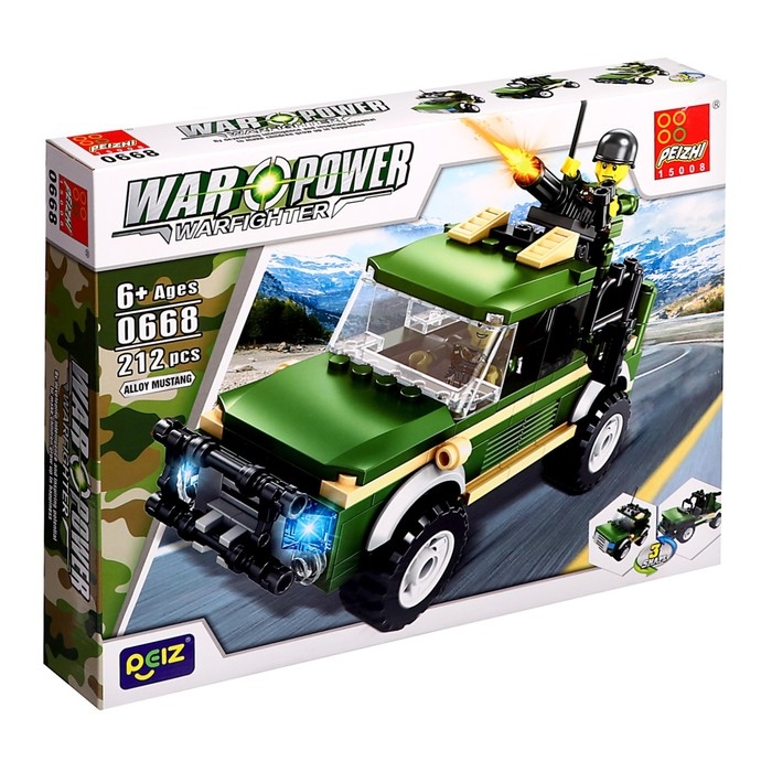 Конструктор 4 в 1 Военные &laquo;Солдаты&raquo;, 4 вида МИКС