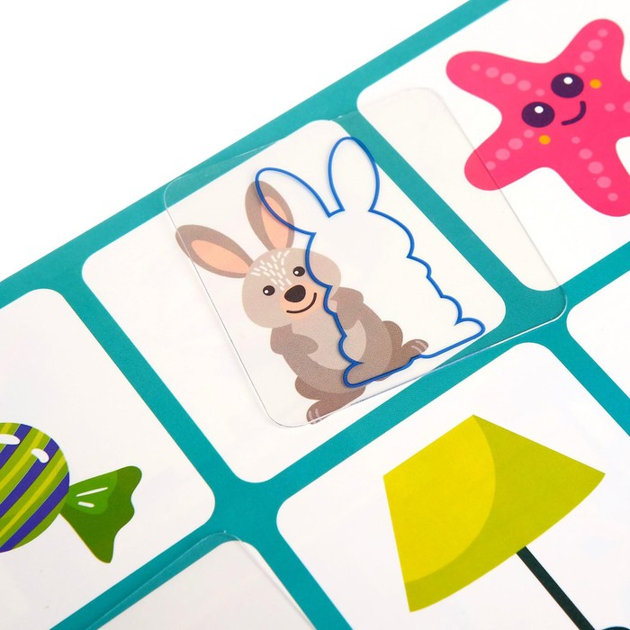 Настольная игра &laquo;Умное лото. Контуры&raquo;, 2 игрока, 3+