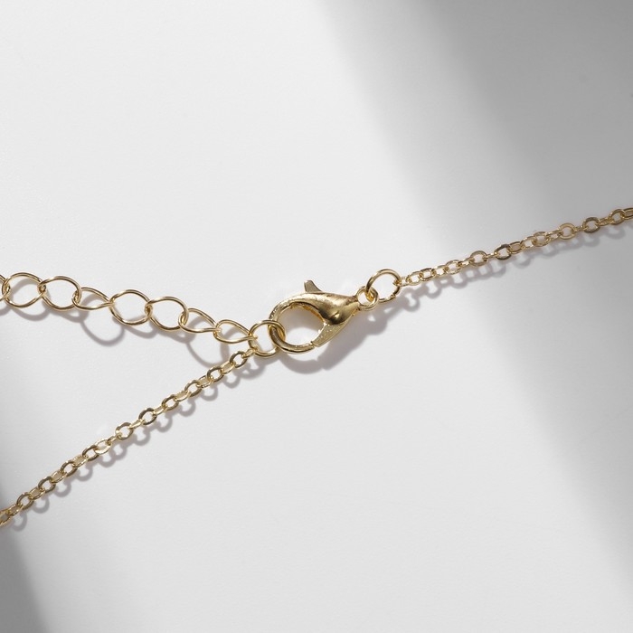 Кулон &laquo;Прелесть&raquo; динозавр, цвет зелёный в золоте, 40 см