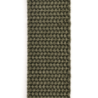 Поводок брезентовый 7 м х 2,5 см, тёмно-зелёный