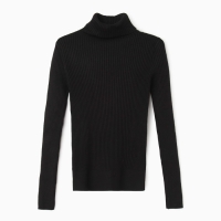 Водолазка женская, цвет чёрный, размер 44-48