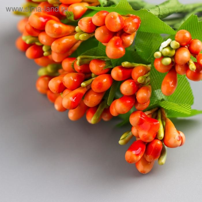 Декор для творчества " Цветы" МИКС 9 см (1 набор=1 букету) в букете 12 цветов