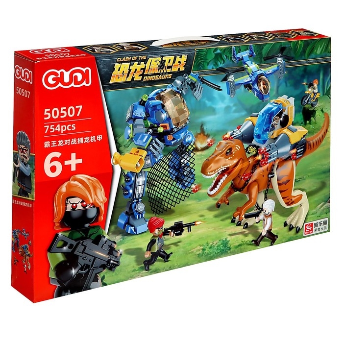 Конструктор Дино &laquo;Бой в Джунглях&raquo;, 754 детали