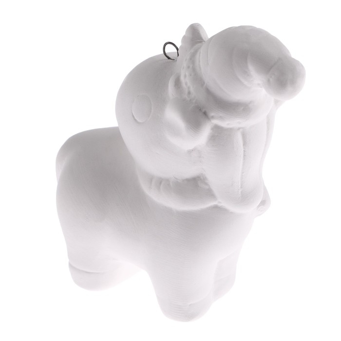 Новый год! Ёлочное украшение под раскраску &laquo;Единорог в колпачке&raquo; с подвесом, кисть