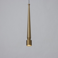 Светильник подвесной "Кельна" LED 5Вт 4000К золото 4х4х33,5-133,5см