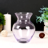 Ваза "Фиолет" d-8.5см, 11х14,5см МИКС
