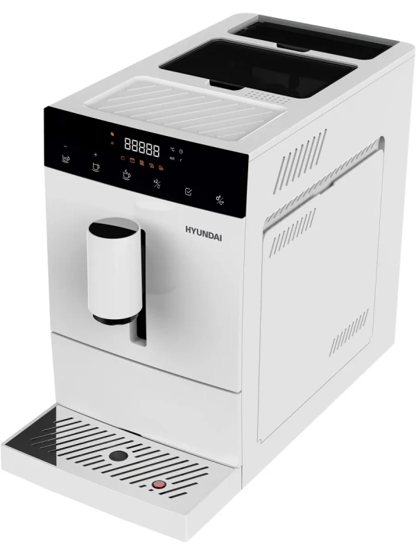 Кофемашина HAM-4400 1350Вт белый-черный