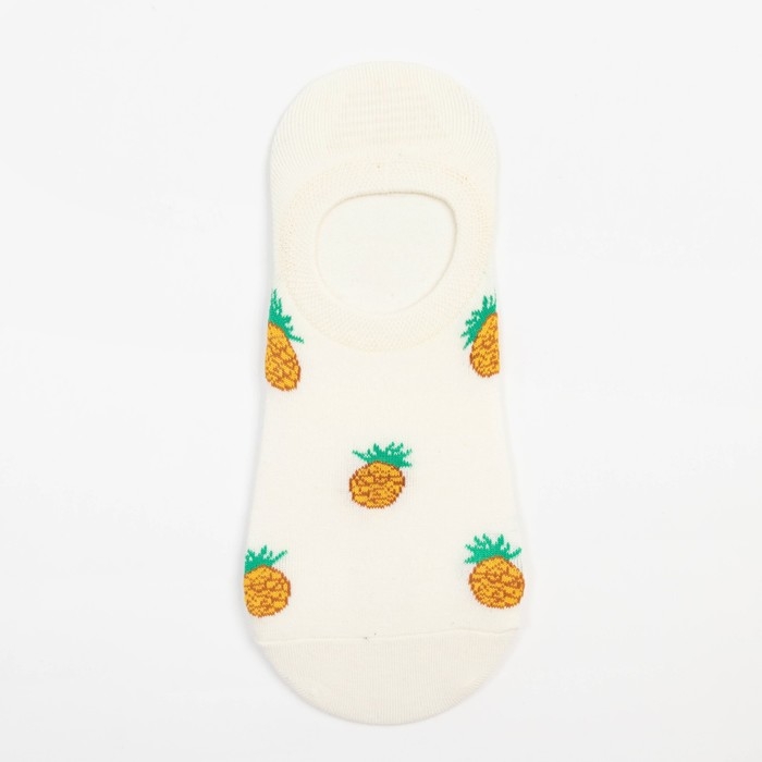 Носки-следки MINAKU &laquo;Ананасы&raquo;, размер 36-39 (23-25 см)