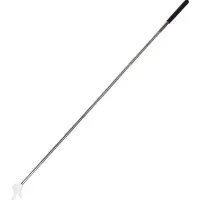 Указка телескопическая 68см черная с белым пальцем