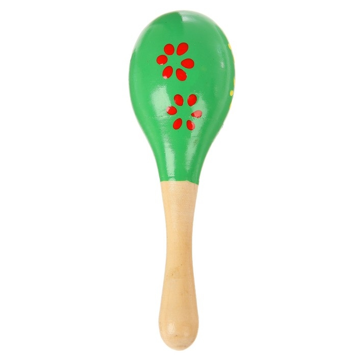 Игрушка музыкальная Маракас «Горох и полоска», МИКС Игрушка музыкальная Маракас «Горох и полоска», МИКС