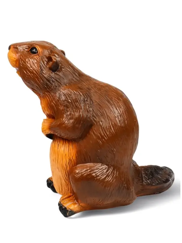 Садовая фигура из полистоуна &laquo;Бобер&raquo;, 43&times;38&times;24 см