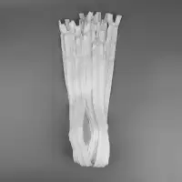 Молния &laquo;Трактор&raquo;, №5, разъёмная, замок автомат, 80 см, белая