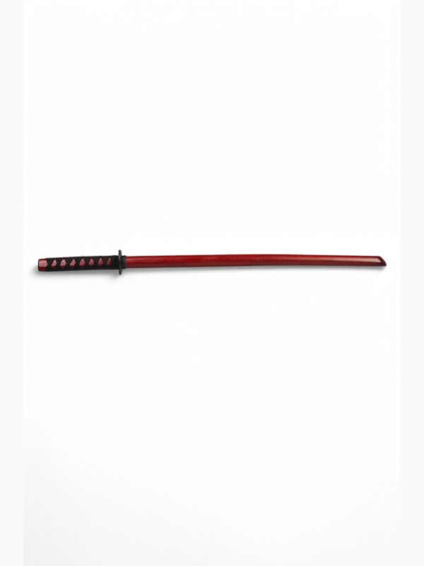 Боккен тренировочный красный, 100 см