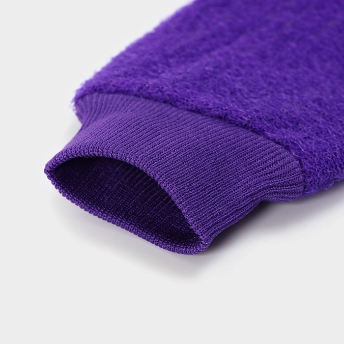 Мочалка - варежка массажная Доляна &laquo;Жёсткая&raquo;, цвет МИКС