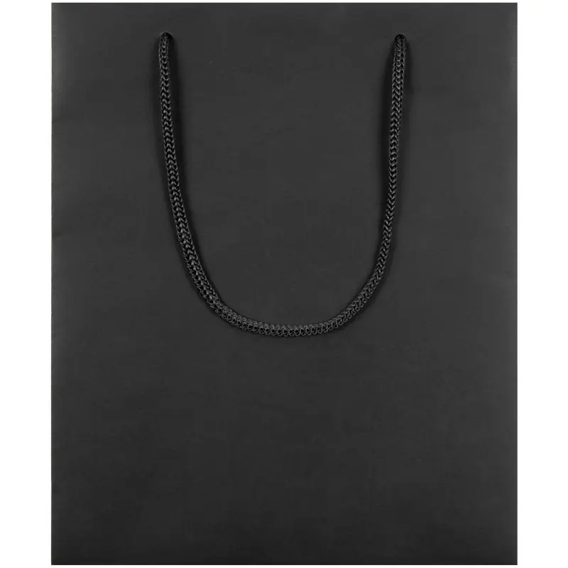 Пакет бумажный Vid M, черный