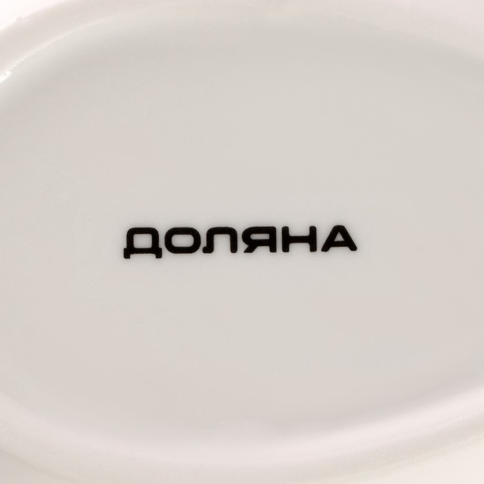 Подставка фарфоровая под ложку Доляна &laquo;Зелёный сад&raquo;, 21,5&times;7,5 см