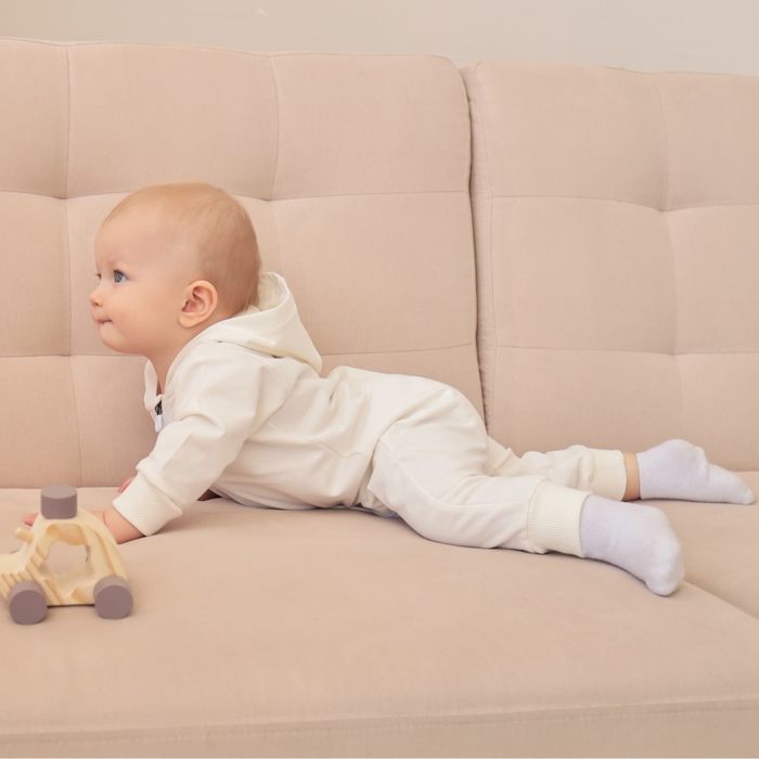 Комбинезон детский MINAKU цвет экрю, рост 62-68 см