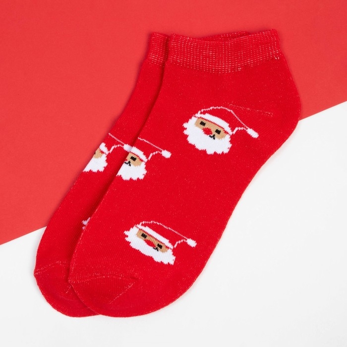 Носки новогодние женские KAFTAN "Santa" размер 36-39 (23-25 см)