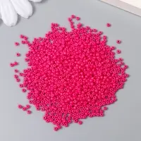 Бисер стекло 12/0 "Кукольный розовый" 15 гр