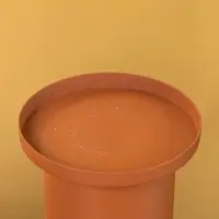 Подсвечник на 1 свечу текстурный "Терракотовый" 10,5х10,5х19 см