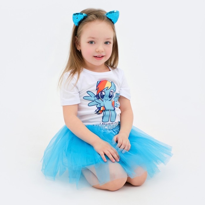 Юбка для девочки с ободком &laquo;Радуга Дэш&raquo;, My Little Pony