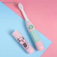 Зубная щётка детская электрическая &laquo;Начни день с улыбки&raquo;, LP-001, 19,2 х 5,5 см.