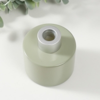 Диффузор для эфирных масел с крышкой "Оливка" глянец 100 мл 7х7х7,5 см