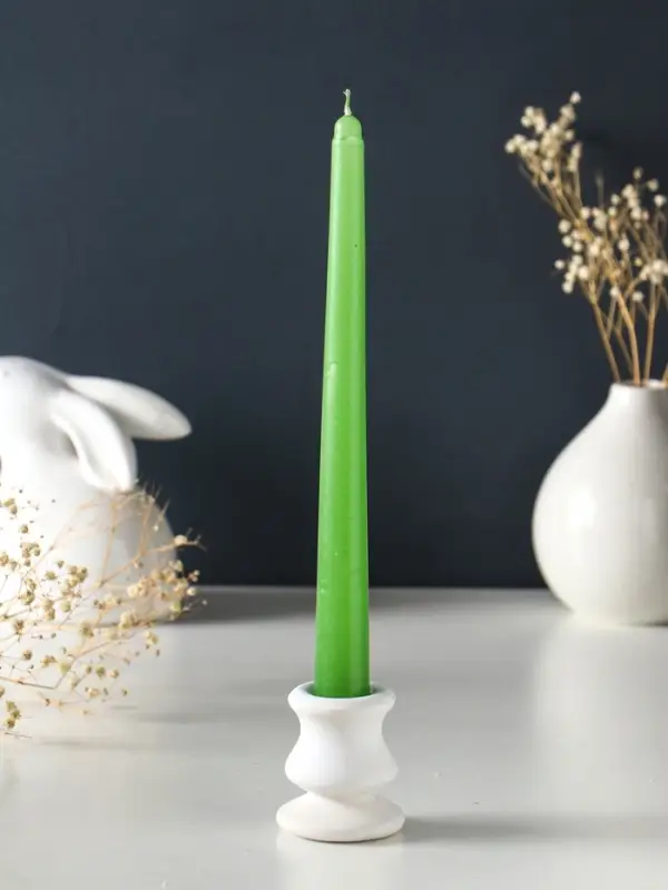 Свечи конические ароматизированные 2,2х24 см (набор 4 шт) 50 гр, 8 ч, жасмин