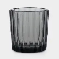 Стакан низкий "Мистерия" графит 250 мл, 6 шт.