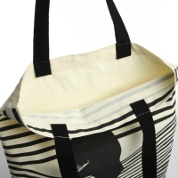 Сумка шопер без застёжки, из текстиля, цвет бежевый Сумка шопер без застёжки, из текстиля, цвет бежевый