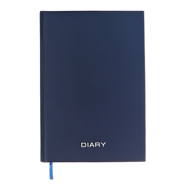 Ежедневник недатированный A5, 160 листов, Attomex. Orion, твёрдая обложка из бумвинила с поролоном, ляссе, блок 70 г/м2, синий