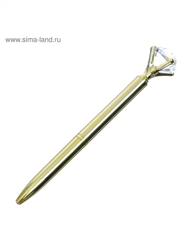 Ручка шариковая-прикол МИКС Кристал со стразами