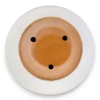 Набор горшков цветочный поддоном 4 шт 0,6 / 1,4 / 2,5 / 5 л керамика капучино Туман