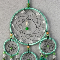 Ловец снов "Капелька изумруда" 50х11 см Ловец снов "Капелька изумруда" 50х11 см