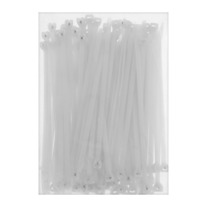 Хомут-стяжка с металлическим замком, размер 4,7х150 мм, натуральный Хомут-стяжка с металлическим замком, размер 4,7х150 мм, натуральный