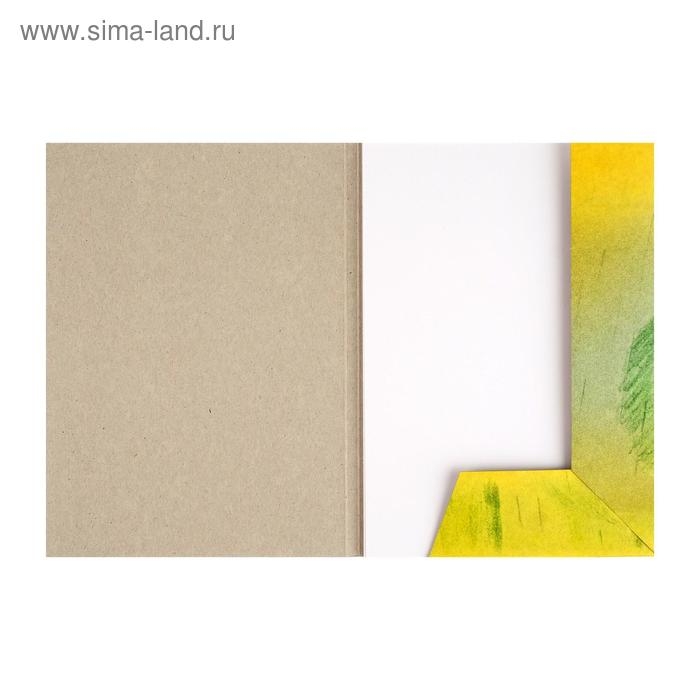 Бумага для рисования фломастерами А5, 20 листов в папке, блок 160 г/м2, МИКС