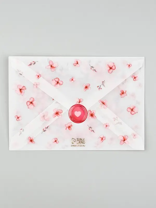 Открытка с конвертом и наклейкой &laquo;Мамочке&raquo;, тиснение, 11 х 16 см