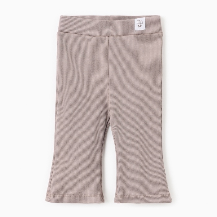 Брюки (клеш) для девочки MINAKU, цвет коричневый, рост 86-92 см