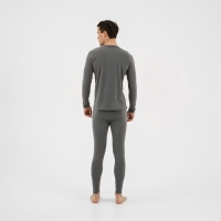 Термобельё мужское Resport, комплект: лонгслив, лосины, р. 50, цвет серый
